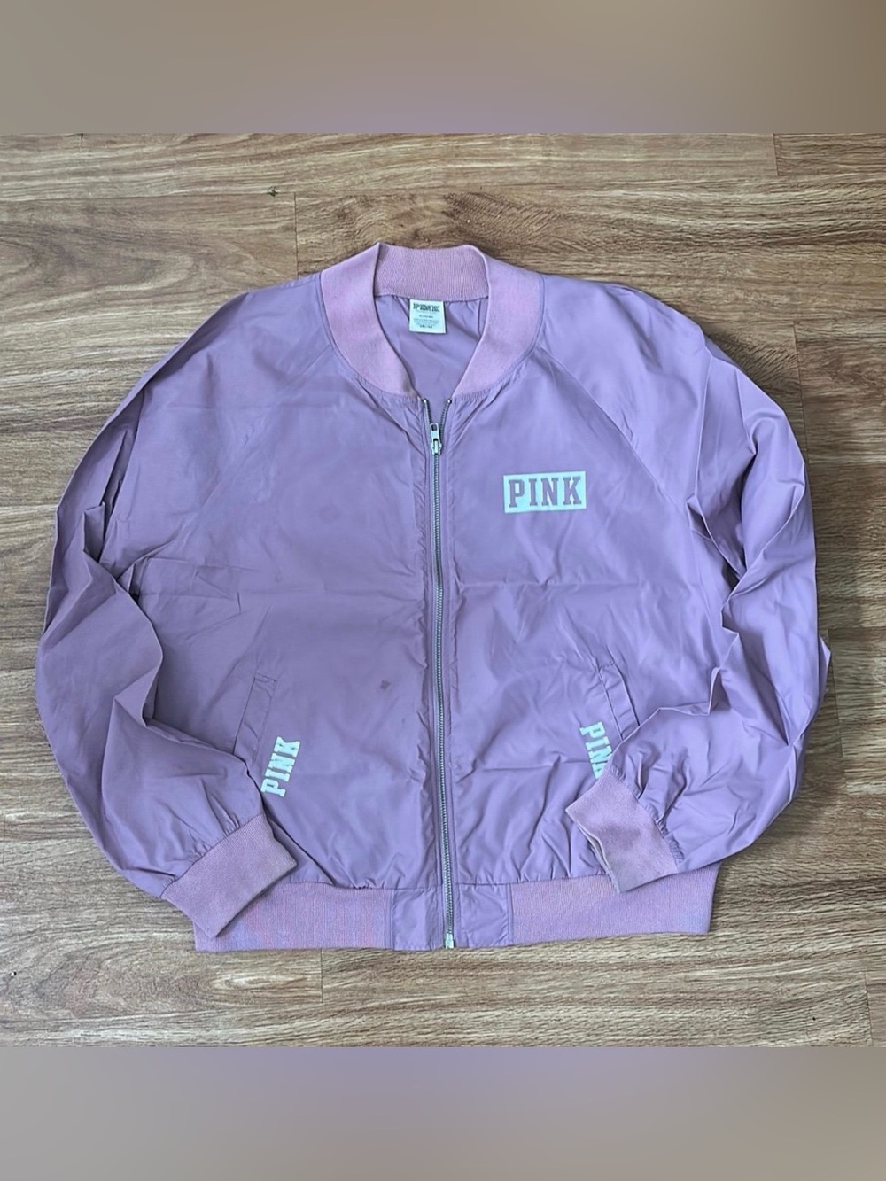 PINK VS Windbreaker Jacket Size Medium 0504